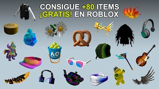 CONSIGUE MAS DE 80 ITEMS GRATIS EN ROBLOX  Abril  Mayo 2024 [upl. by Llet]