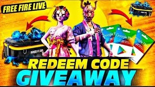 FREE FIRE LIVE CUSTOM ROOM GIVEAWAY  FF LIVE TEAM CODE GIVEAWAY  FF LIVE GIVEAWAY [upl. by Hanej179]