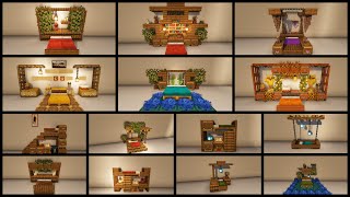 Minecraft 15 Bed Design Ideas [upl. by Lona153]