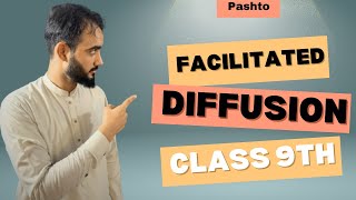 Facilitated diffusion Explained by Basharat Ali Lectures  Class 9th Biology  Cell And Tissues [upl. by Anale116]