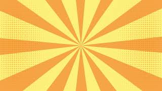 Anime Comic Background  SUN RAYS  Pop Art 4K Background Video  Looped [upl. by Akimert]