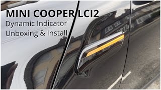 Mini Cooper F55 F56 F57 LCI2 Dynamic Side Indicators Install [upl. by Valdemar990]