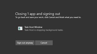 How I Fixed Windows Task Host is Stopping Background Tasks Issue [upl. by Ackerley187]