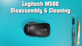 Logitech M560 disassembly amp cleaning [upl. by Macrae]