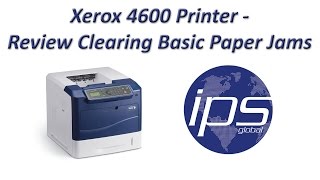 Xerox 4600  Review Clearing Basic Paper Jams [upl. by Kaden807]