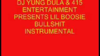 Lil Boosie Bullshit Instrumental [upl. by Atteuqahs128]