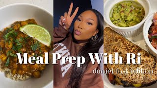 MEAL PREP W RI  DANIEL FAST EDITION  RECIPES amp GROCERY LIST PROVIDED [upl. by Celestyn]