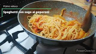 Primo veloce  spaghetti con sugo di peperoni [upl. by Perni]