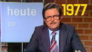 ZDF heute zum Sendeschluss mit Gerhard Klarner 21051977 [upl. by Lud]