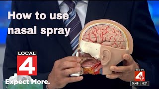 How to CORRECTLY use nasal spray for allergies sinus congestion [upl. by Darrel234]