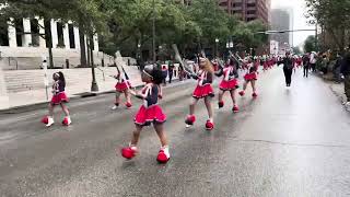 Abe majorettes 2023 Bayou Classic Parade [upl. by Dixil]