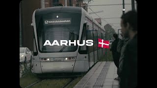 AARHUS DENMARK 4K TRANSIT [upl. by Adeuga]