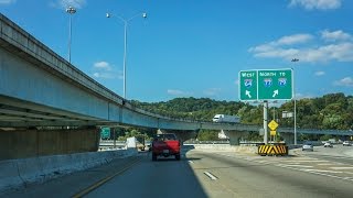 1431 Charleston WV I64 amp I77 Through the city [upl. by Lorien]