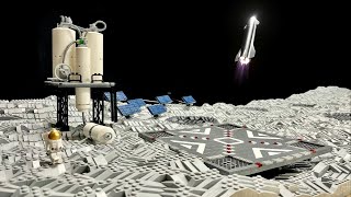 RaketenStartplattform  Lego Mondbasis Teil 3 [upl. by Xymenes210]