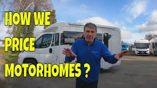 Motorhome Sales  HOW TO PRICE [upl. by Albarran]