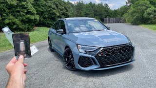 2024 Audi RS3 Start Up Exhaust Test Drive Walkaround POV and Review [upl. by Artemed]