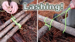 Essential Knots  Lashing [upl. by Nirrac]