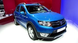 2013 Dacia Sandero Stepway  World Pemiere  Exterior Walkaround  2012 Paris Auto Show [upl. by Ripp660]