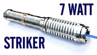 Sanwu Striker 7W 455nm Blue Laser Pointer Review [upl. by Thia]