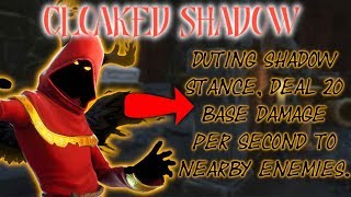 CLOAKED SHADOW  SHADOW STANCE BUFFING NINJA  Fortnite Save The World [upl. by Gnauq58]