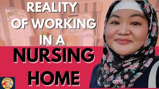 Realities of working in a Nursing home Filipino UK nurse Care home nurse [upl. by Otanutrof]