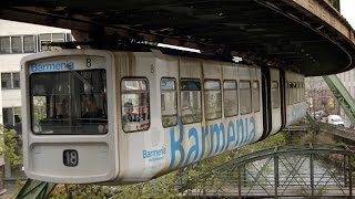 Wuppertaler Schwebebahn  OberbarmenVohwinkel [upl. by Gaither]