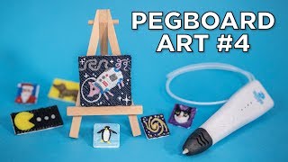 3D Pen Art  Patreon Pegboard Pixels 4 [upl. by Aivul]