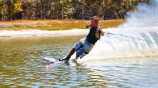 TGas Thomas Degasperi in Action at Bonneys 5 Lakes Ski Park video by Heather Bonney [upl. by Drahcir217]