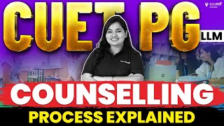 CUET PG LLM 2024 Counelling Process Explained  CUET LLM Admission [upl. by Morgan]