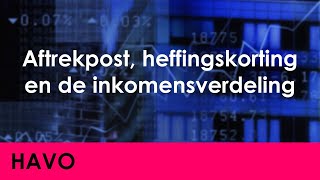 Aftrekpost heffingskorting en de inkomensverdeling  Economie voor havo  Jong amp Oud [upl. by Euqnimod]