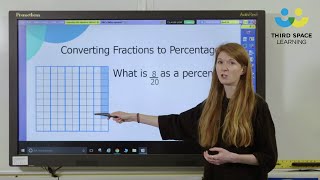 Converting Fractions to Percentages [upl. by Jeanna]