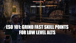 ESO 101 Fast Questbased Low Level Skill Points in Elder Scrolls Online [upl. by Marras]