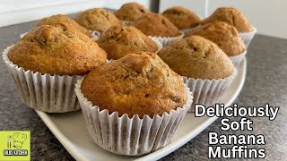 Quick amp Easy Banana Muffin Recipe [upl. by Maddock]