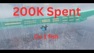 Spending 200K on appraisals  Roblox FISCH [upl. by Kcirddec]