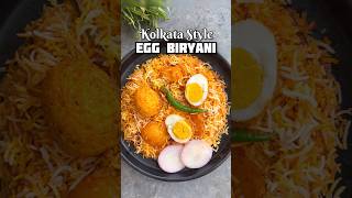 Kolkata Egg Biryani l Easy to cook recipe l Daawat Biryani Basmati shorts recipe biryani rice [upl. by Einaej]