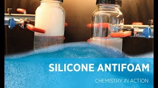 Silicone antifoam in action [upl. by Ddot]