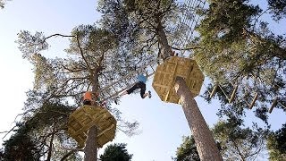 Grenzen überschreiten  ein Tag im Klettergarten am Brombachsee [upl. by Cassiani]