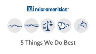 Micromeritics  The Five Things We Do Best [upl. by Auerbach138]