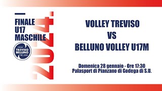 FINALE U17M VOLLEY TREVISO  BELLUNO VOLLEY U17M [upl. by Enaej]