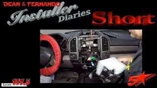 A quick Kenwood Radio install in a Ford F250 with the Pac kit Installer Diaries Short 117 5 [upl. by Esyle]