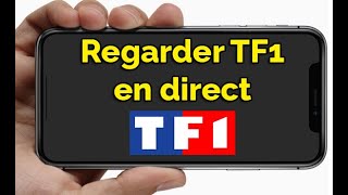 Comment regarder TF1 en direct sur internet Smartphone  Tablette [upl. by Olenta623]