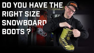 What Is The Proper Snowboard Boot Fit [upl. by Reldnahc]