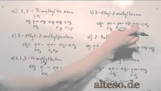 Organische Chemie  Nomenklatur  Aufgabe 4 Stufe1 [upl. by Ocsirf]