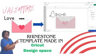 Rhinestone Template from scratch in Cricut Design Space [upl. by Lunn]