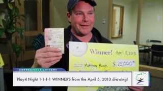 Play4 Night 1111 Winners from the April 5 2013 drawing [upl. by Langill985]