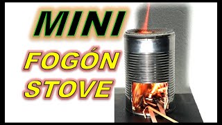 🔴 MINI FOGÓN CON LATA DE CONSERVA  MINI STOVE🔥 [upl. by Kinzer807]