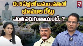 AP Real Estate Future Growing Areas  Nandi Rameswara Rao  Amaravati Land Rates  RTV Business [upl. by Aenal635]