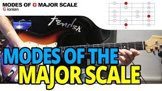 Modes of the Major Scale  Guitar Lesson [upl. by Whalen]