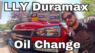 ChevyGMC LLY Duramax Oil Change How To Video [upl. by Imehon]