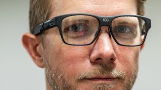 Exclusive Intels new smart glasses handson [upl. by Eicam]